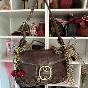 Coach y2k Brown SoHo Flap 🤎🍒